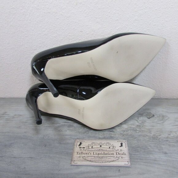 Nine West Women's 8.5 Fresh 3 Slip on Stiletto Pumps Black - Picture 4 of 4